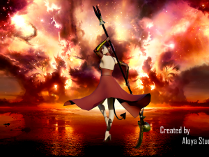 Female Scythe Demon - 3D game ready character 3D Модель