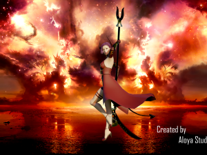 Female Scythe Demon - 3D game ready character 3D Модель