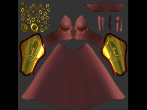 Female Scythe Demon - 3D game ready character 3D Модель