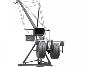 Cinema Crane Camera Modelo 3D