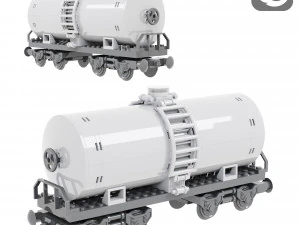 Поезд Систерна Лего 3D Модель