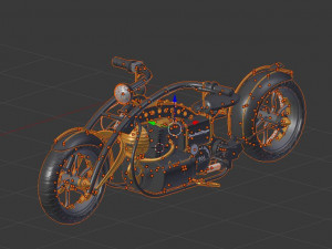 motorcycle Modelo 3D