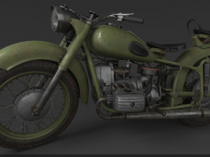 motorcycle 3D 모델
