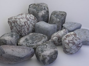 stones for textures 3D 모델