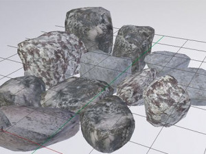 stones for textures 3D 모델