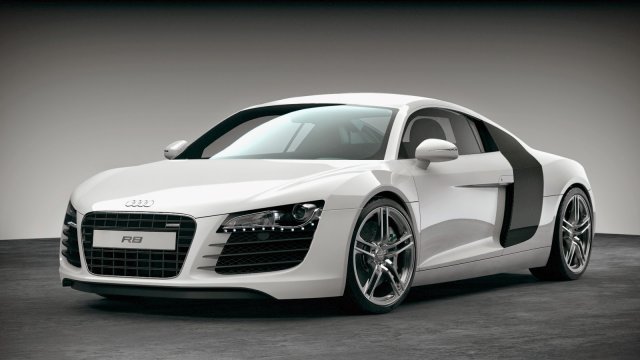 audi r8 3D Модель .c4d .max .obj .3ds .fbx .stl .blend 