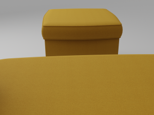 fabric sofa chair set with 13 color variations Model 3D