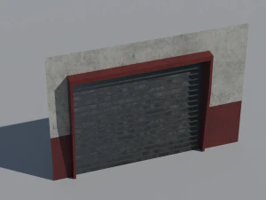scifi cyberpunk building and props modular set 3D Model
