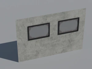 scifi cyberpunk building and props modular set 3D Model