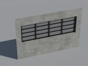 scifi cyberpunk building and props modular set 3D Model
