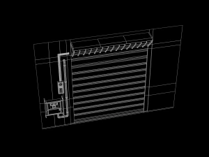 scifi cyberpunk building and props modular set 3D Model