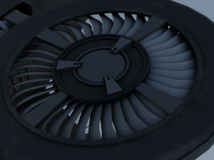 Twincopter with 3 different color variations Low-poly 3D Model