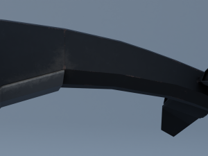 Twincopter with 3 different color variations Low-poly 3D Model