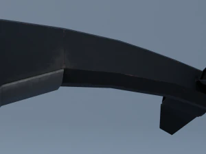 Twincopter with 3 different color variations Low-poly 3D Model