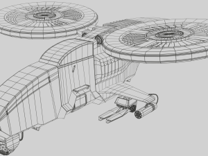 Twincopter with 3 different color variations Low-poly 3D Model