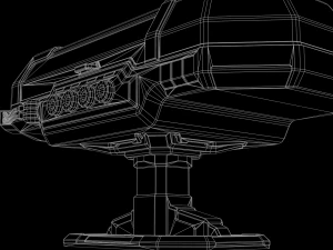 Scifi Medical Futuristic Cryo Pod 3D Model