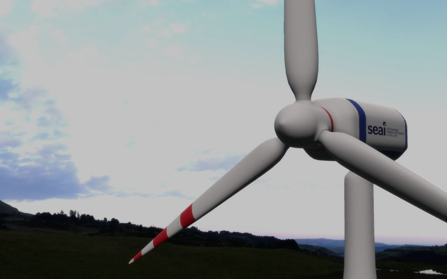 wind turbine 3D Model .c4d .max .obj .3ds .fbx .stl .blend 