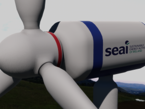 wind turbine 3D Model
