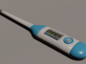 digital thermometer 3D Model