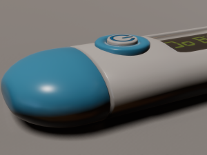 digital thermometer 3D-Modell
