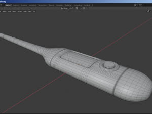 digital thermometer 3D-Modell