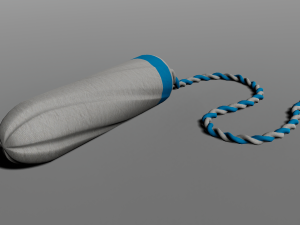 tampon low-poly 3Dモデル