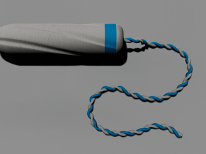 tampon low-poly 3D Model
