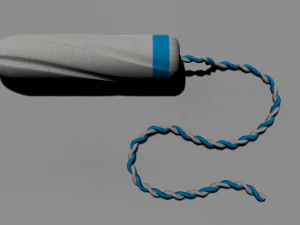 tamp&oacute;n de baja poli Modelo 3D