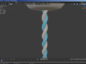 tampon low-poly 3D Model