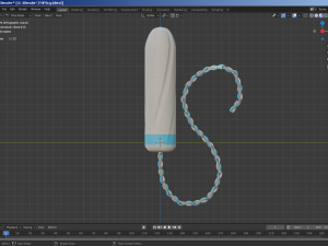 tampon low-poly 3D Model