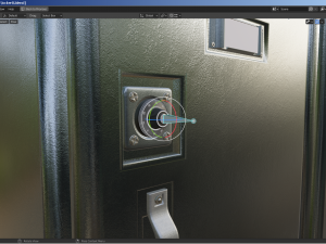 a set of two rigged lockers school-gym-workplace Model 3D