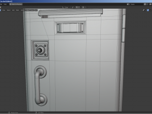 a set of two rigged lockers school-gym-workplace Model 3D