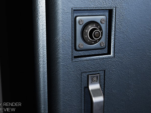 a set of two rigged lockers school-gym-workplace Model 3D