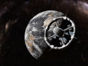 sci-fi space station 3D Model