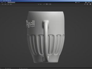 pilsner urquell beer glass 3Dモデル