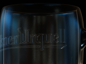 pilsner urquell beer glass 3Dモデル