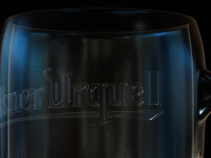 pilsner urquell beer glass 3D Model