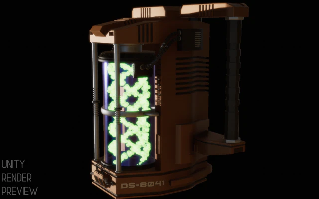 sciencefiction-container 3D Model .c4d .max .obj .3ds .fbx .stl .blend 