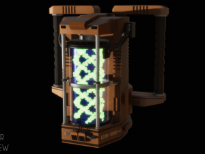 sci-fi container 3D Model