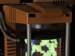 sci-fi container 3D Model
