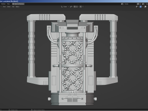 sci-fi container 3D Model