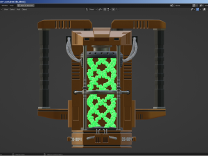 sci-fi container 3D Model