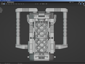 sci-fi container 3D Model