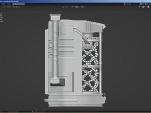 sci-fi container 3D Model