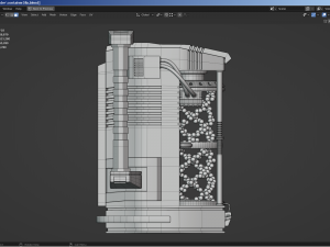 sci-fi container 3D Model