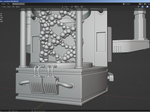 sci-fi container 3D Model