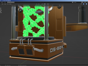 sci-fi container 3D Model