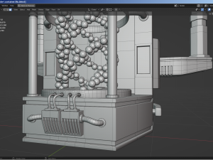 sci-fi container 3D Model