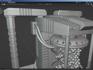 sci-fi container 3D Model