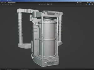 sciencefiction-container 3D Model